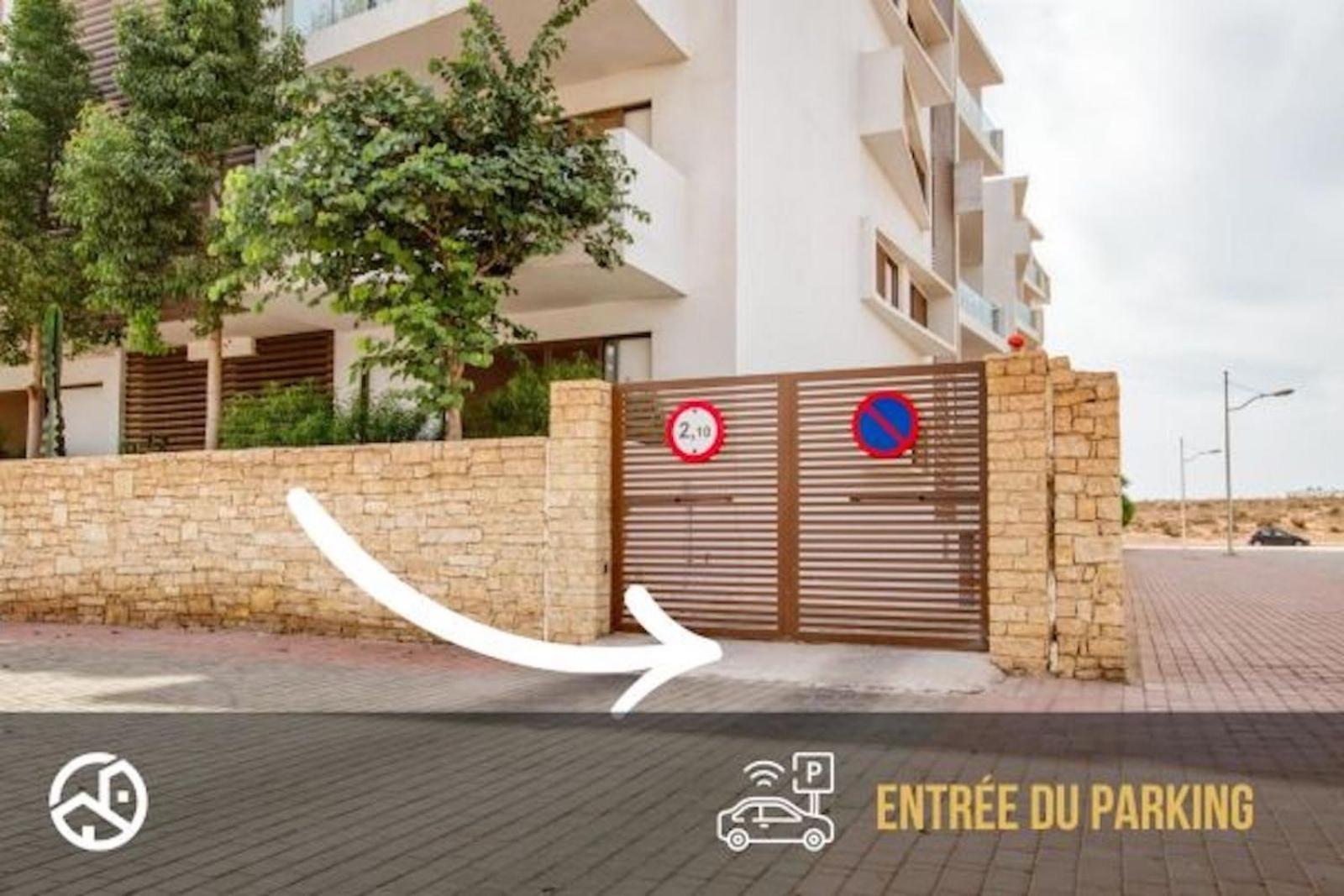 Luxury Apartment 100Sqm With Pool Near Beach Wifi Unlimited With Optical Fiber Agadir Dış mekan fotoğraf